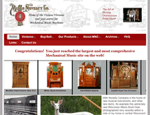 Tablet Screenshot of millsnovelty.com